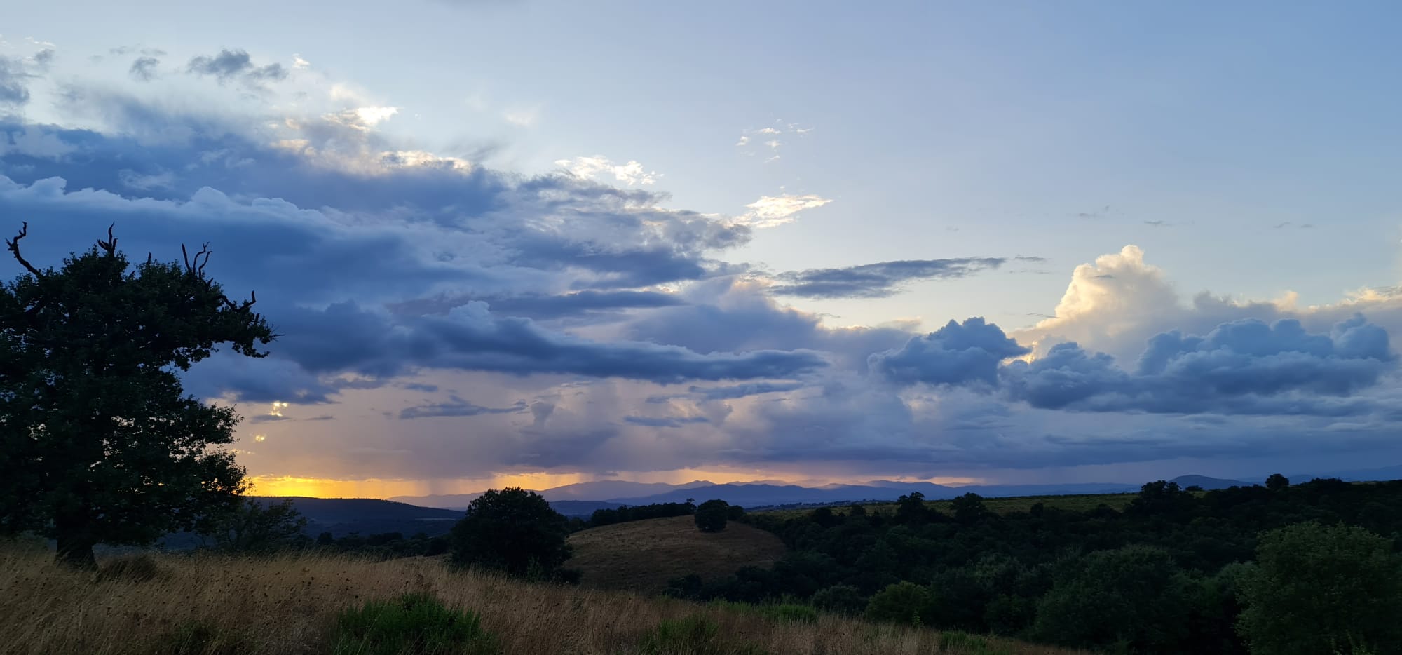 maremma tuscany landscape rain