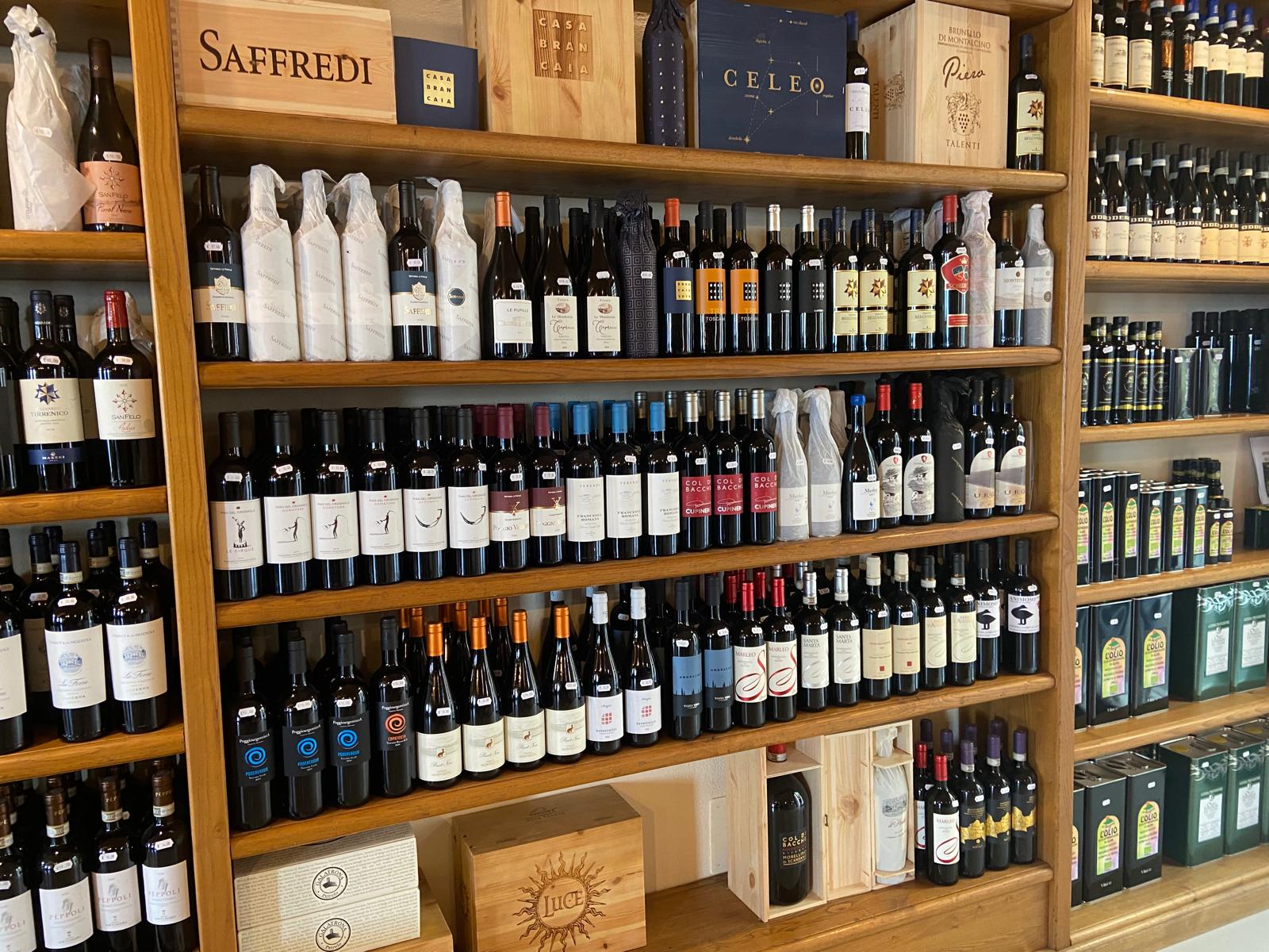 sélection de vins enoteca scansanese
